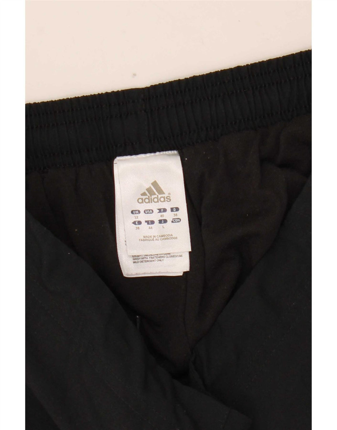 Pantaloni da tuta da donna Adidas Joggers UK 12 Medium Nero Poliestere