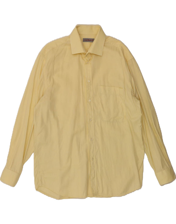 CACHAREL Mens Shirt Size 16 1/2 42 Large Yellow