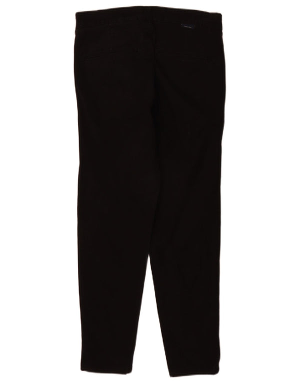Zara Mens Slim Chino Trousers EU 36 XS W29 L27 Black