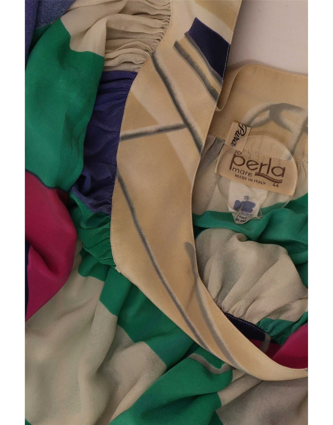 un abito a trapezio oversize da donna Perla IT 44 medio a righe multicolore
