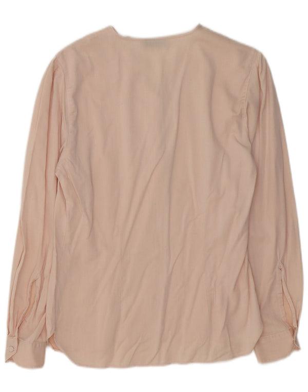 Camicetta Camicia Vintage da Donna IT 44 Cotone Rosa Medio