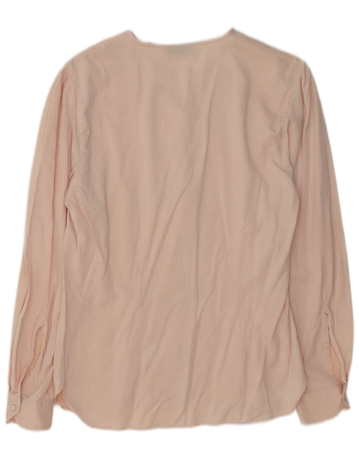 Camicetta Camicia Vintage da Donna IT 44 Cotone Rosa Medio