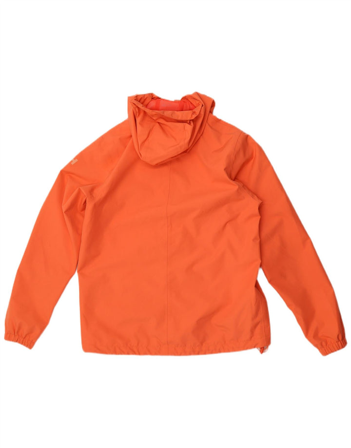 Giacca antipioggia con cappuccio da donna Helly Hansen UK 14 Poliestere arancione medio