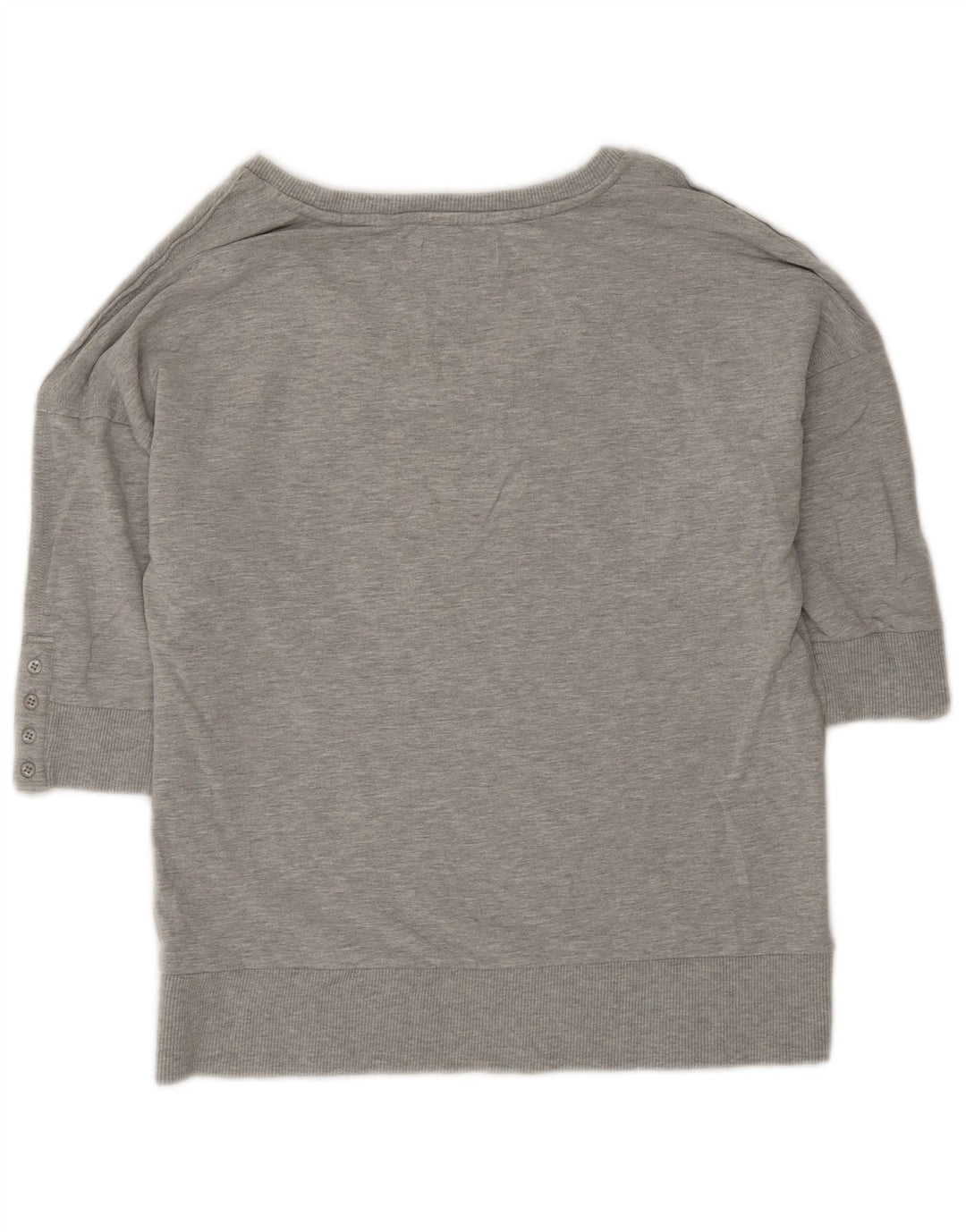 Felpa da donna a maniche corte con grafica Ted Baker taglia 3 grigio medio