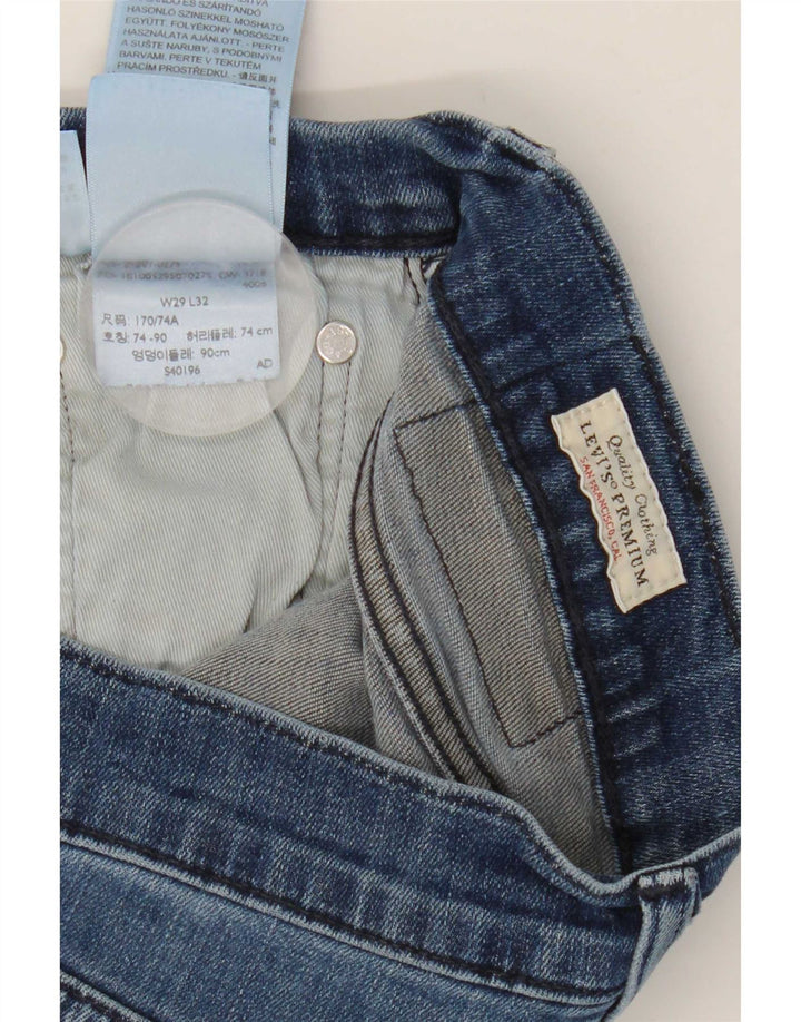 Jeans slim da donna Levi's W29 L29 cotone blu