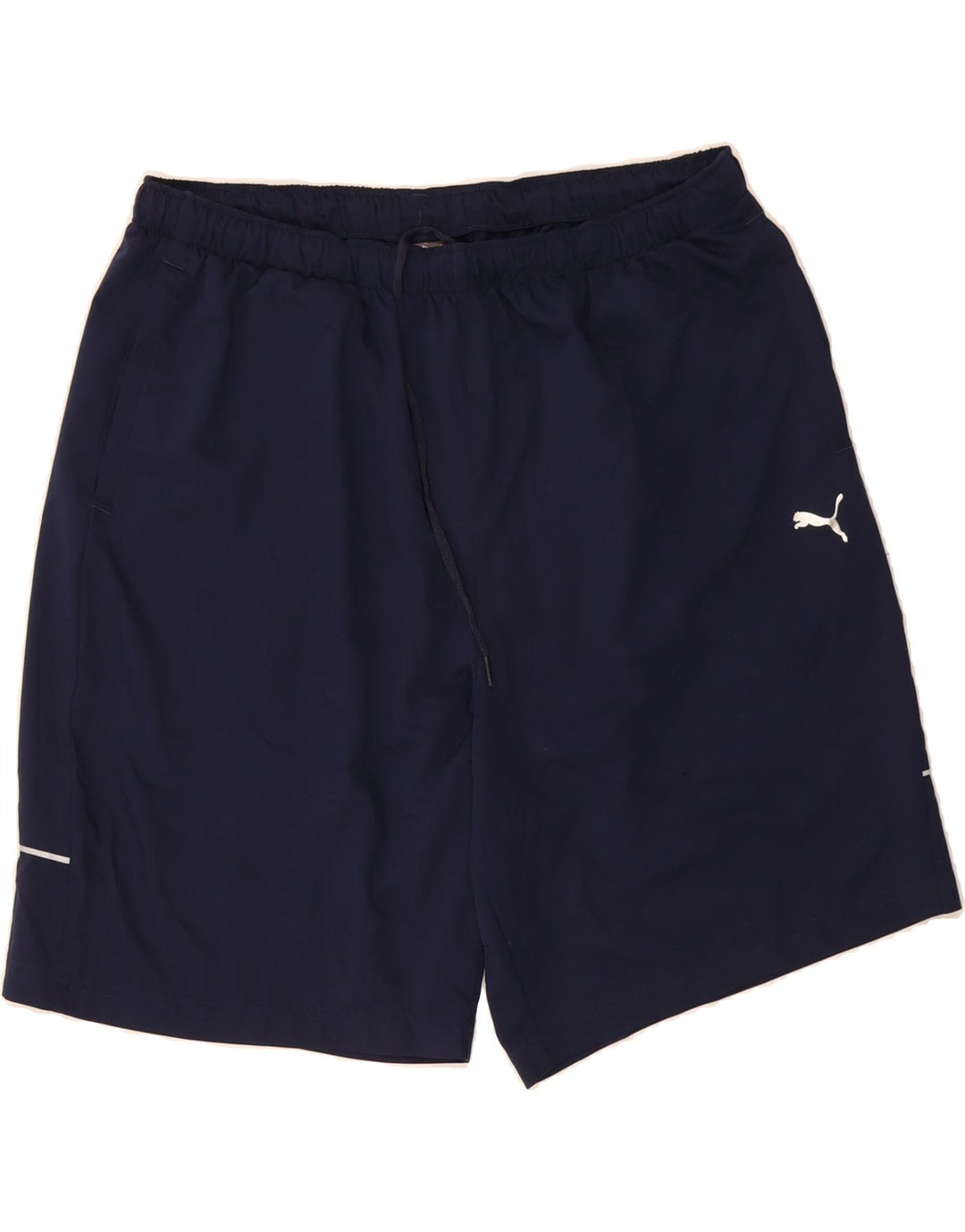 PUMA Mens Sport Shorts XL Navy Blue Vintage Puma and Second-Hand Puma from Messina Hembry 