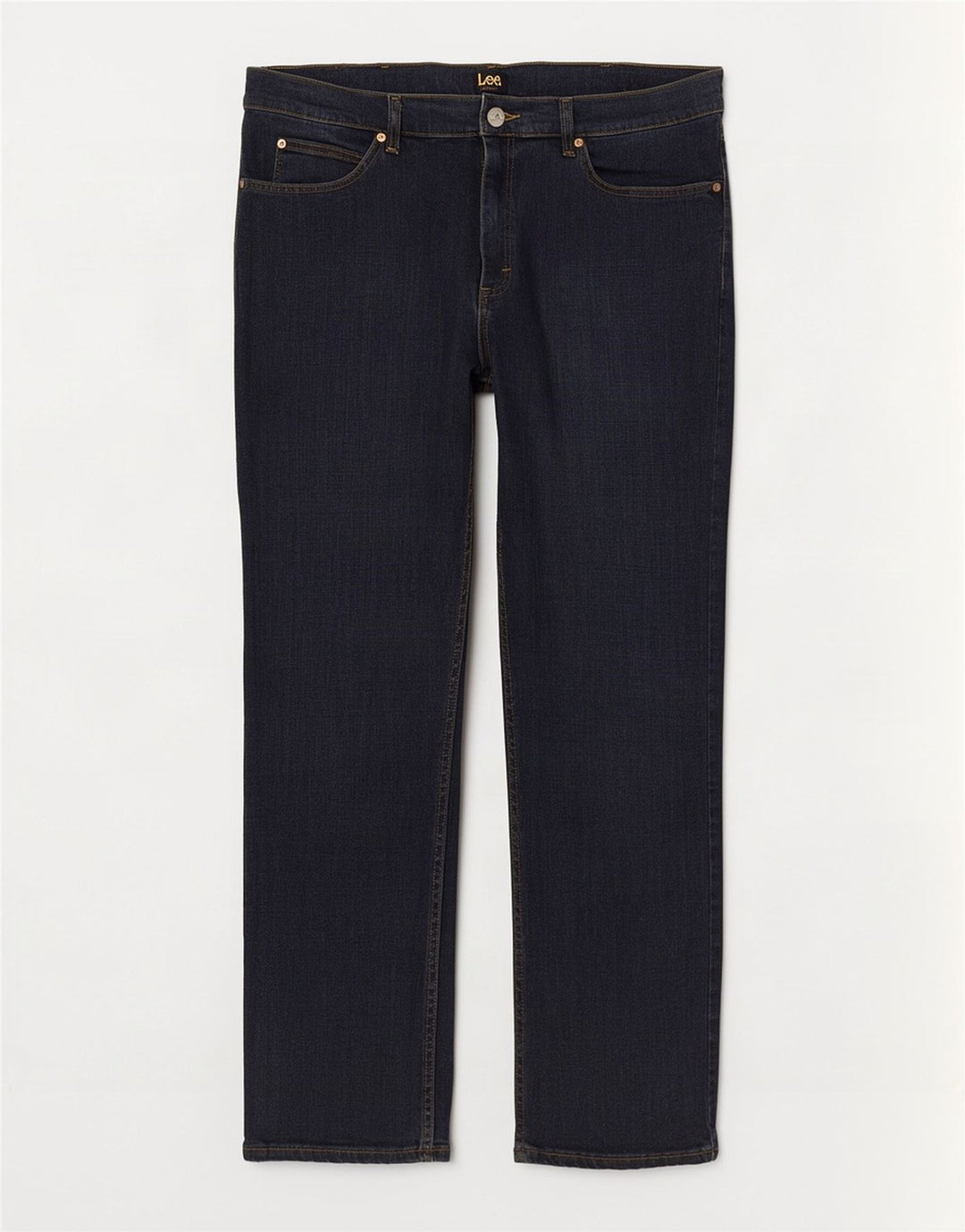 Jeans dritti leggendari da uomo Lee W38 L32 in cotone blu navy
