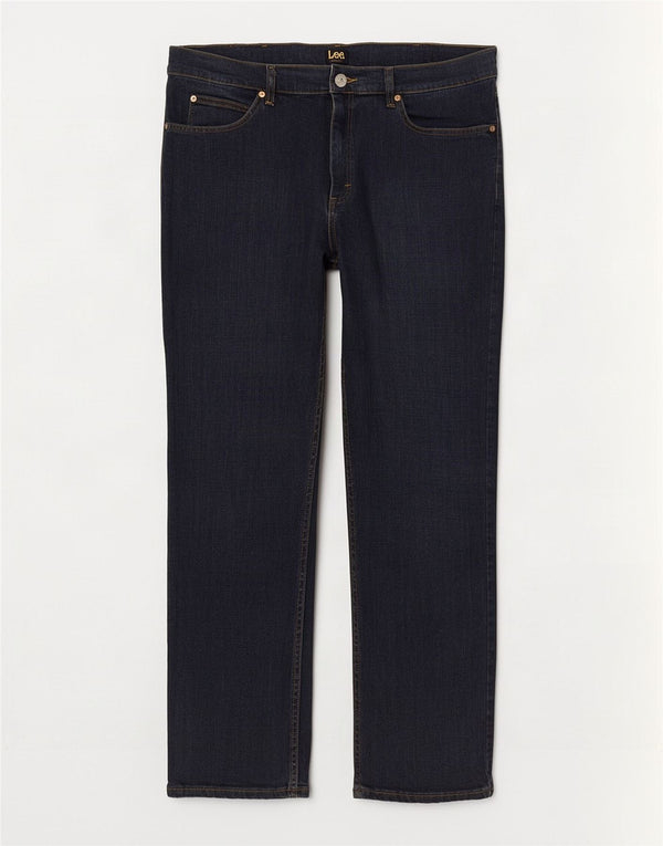 Jeans dritti leggendari da uomo Lee W38 L32 in cotone blu navy