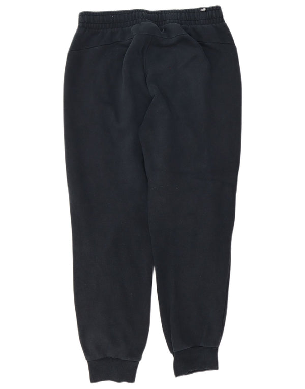 Pantaloni da tuta da uomo Puma Joggers Medium Black Cotton