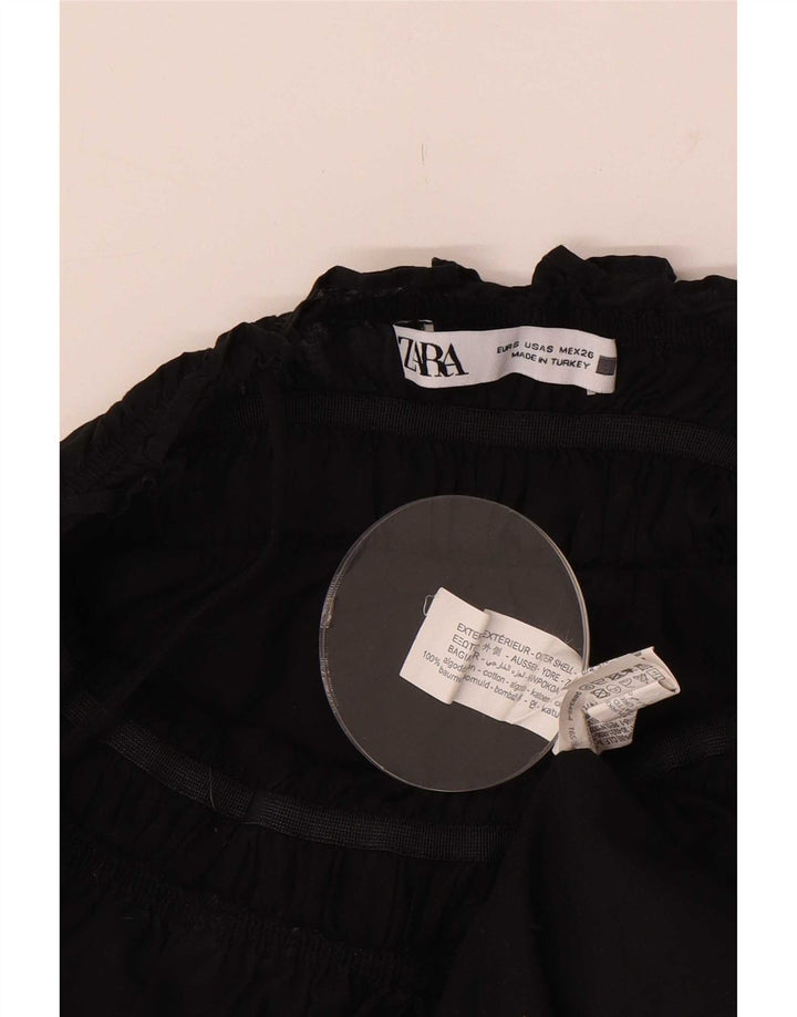 Prendisole da donna Zara UK 10 piccolo in cotone nero