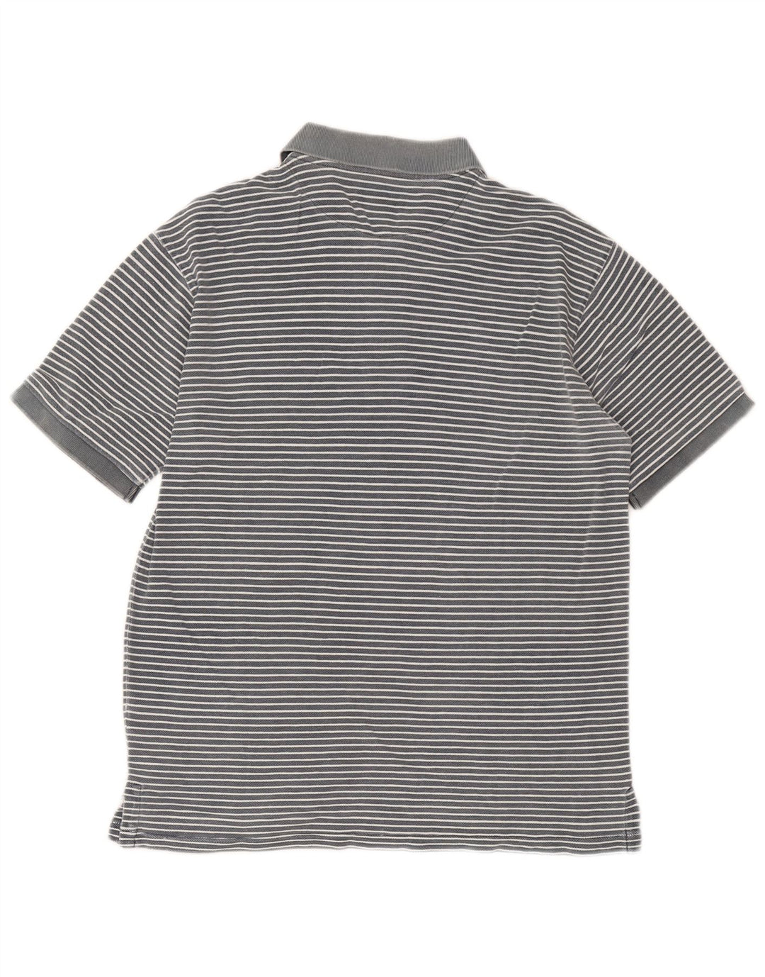 Polo Ralph Lauren Camicia da uomo in cotone gessato blu medio