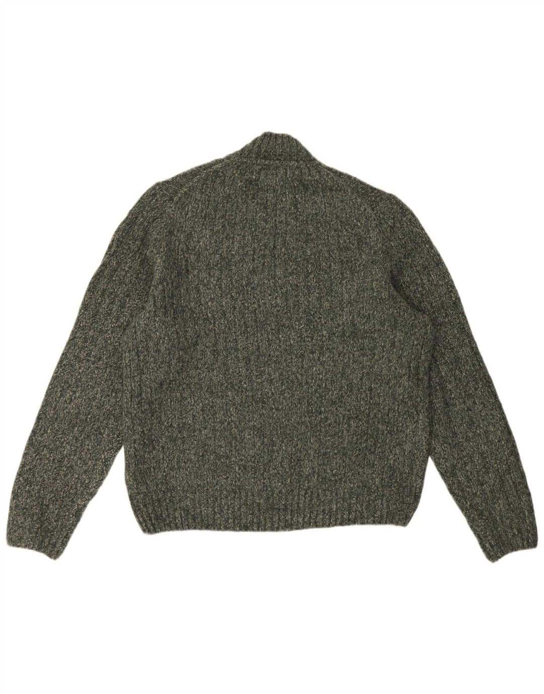 Marks & Spencer Maglione da uomo con collo alto e maglione grande in acrilico kaki