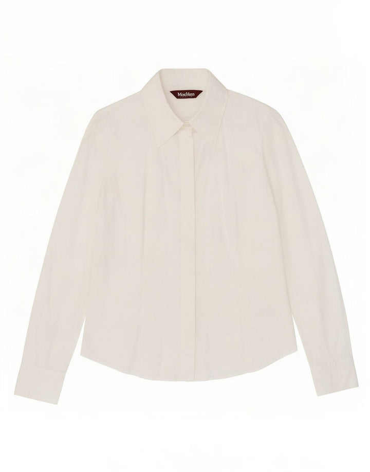 Camicia da donna Max Mara UK 14 medio bianco