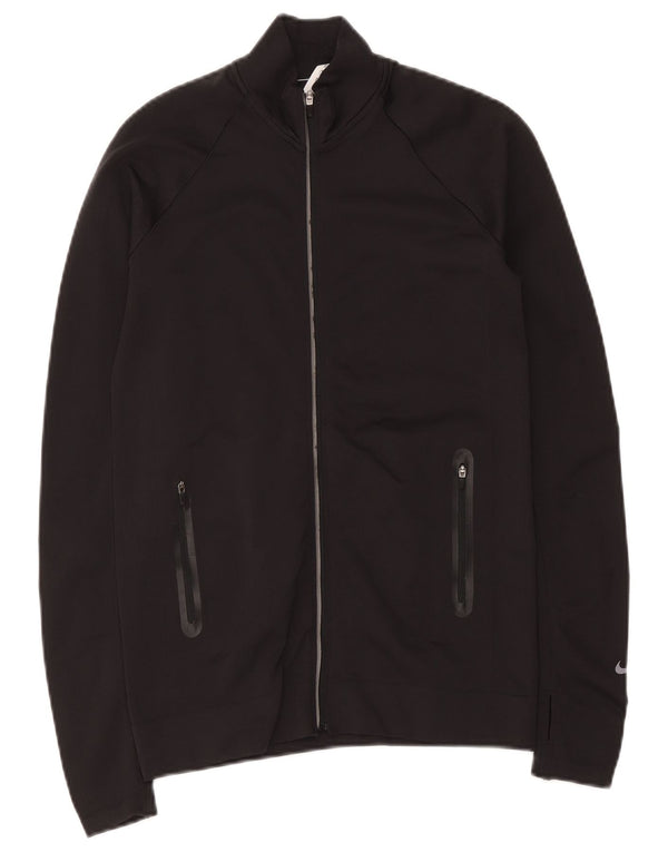 Giacca da tuta da donna Nike Dri Fit Top Jacket UK 10 Small nylon nero