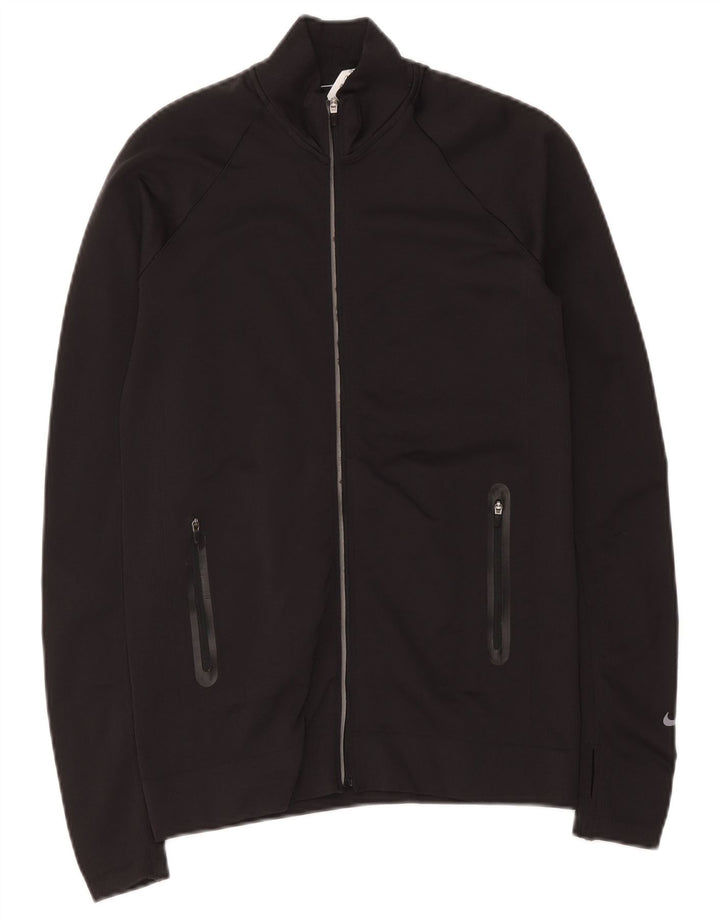 Giacca da tuta da donna Nike Dri Fit Top Jacket UK 10 Small nylon nero