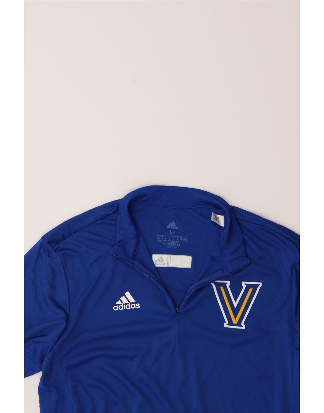 ADIDAS Womens Aeroready Pullover Tracksuit Top UK 12/14 Medium Blue Vintage Adidas and Second-Hand Adidas from Messina Hembry 