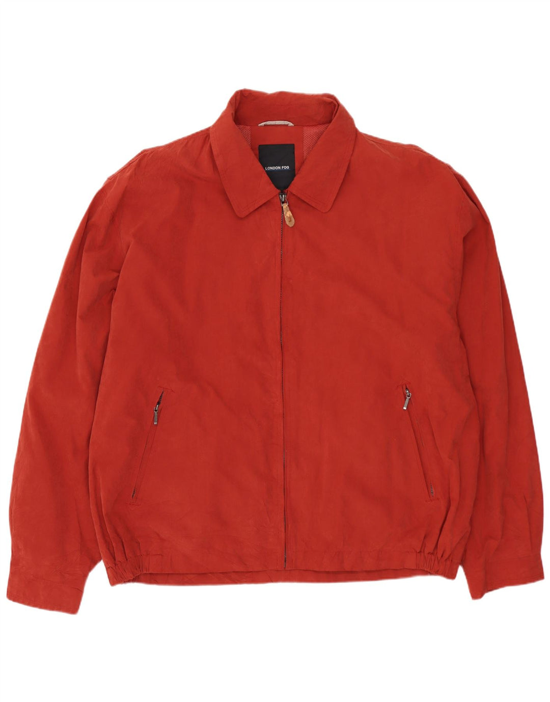 Giubbotto bomber da uomo LONDON FOG UK 42 XL rosso poliestere