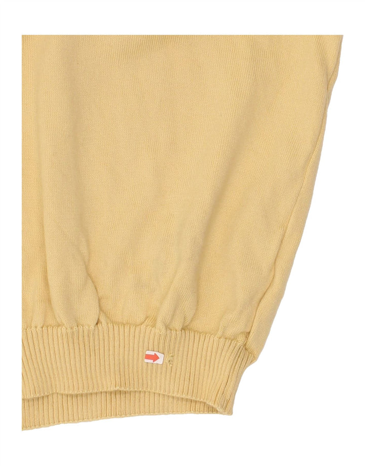Maglione da uomo con collo con zip PAUL & SHARK 3XL lana gialla