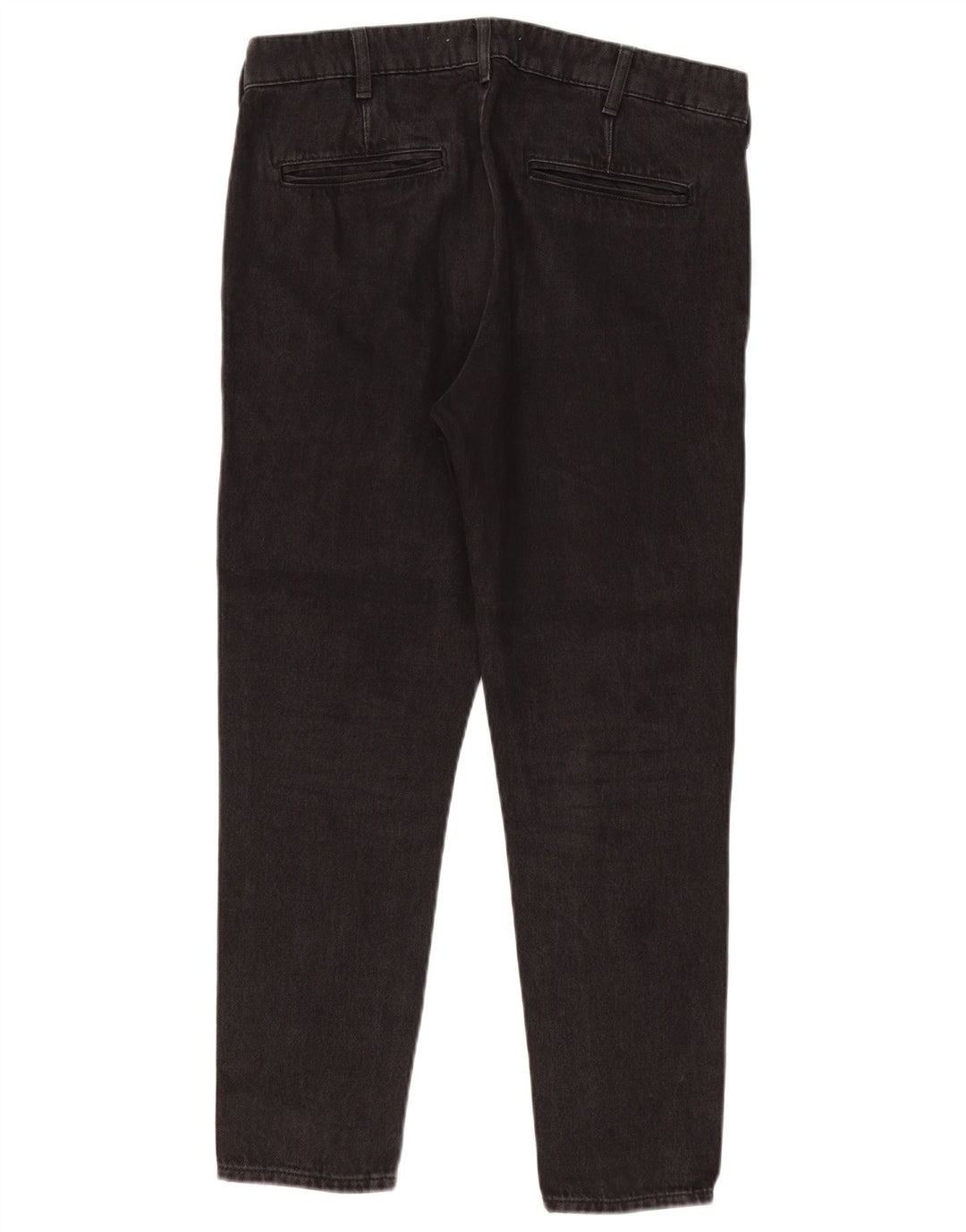 Jeans slim da uomo ZARA EU 42 Large W32 L27 cotone nero