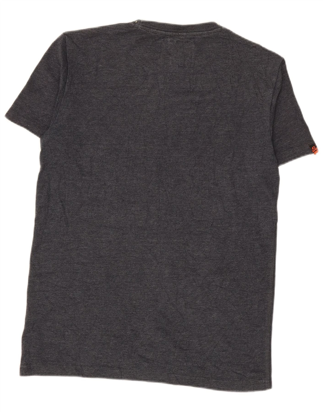 T-shirt grafica da uomo SUPERDRY Top in cotone grigio medio