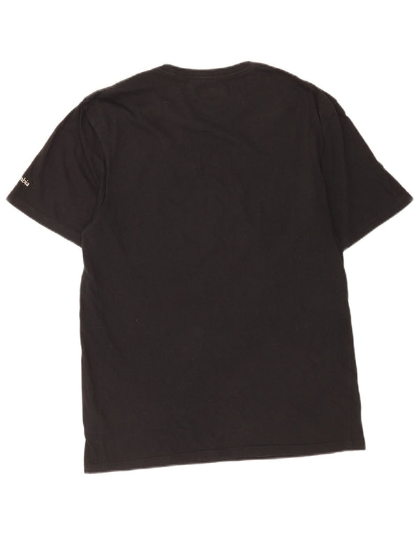 T-shirt da uomo Columbia Top in cotone nero medio