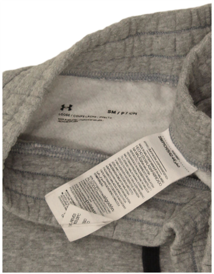 Pantaloni da tuta da uomo Under Armour Pantaloni da jogging piccoli in cotone grigio