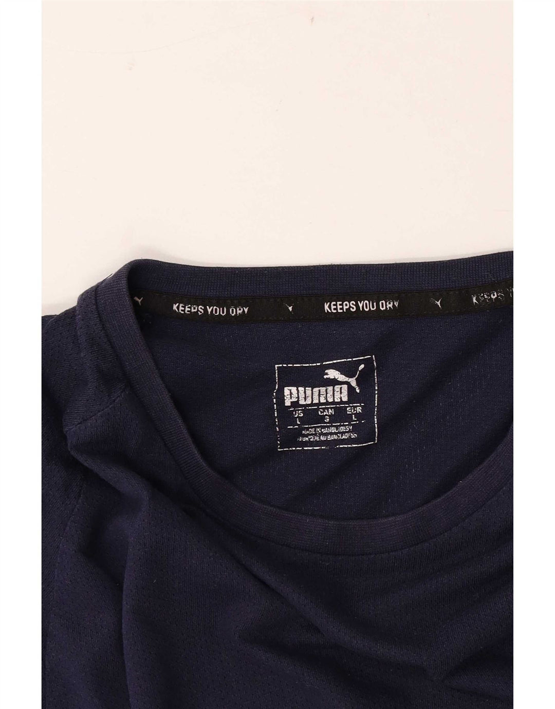T-shirt da uomo Puma Top Large Blu Navy
