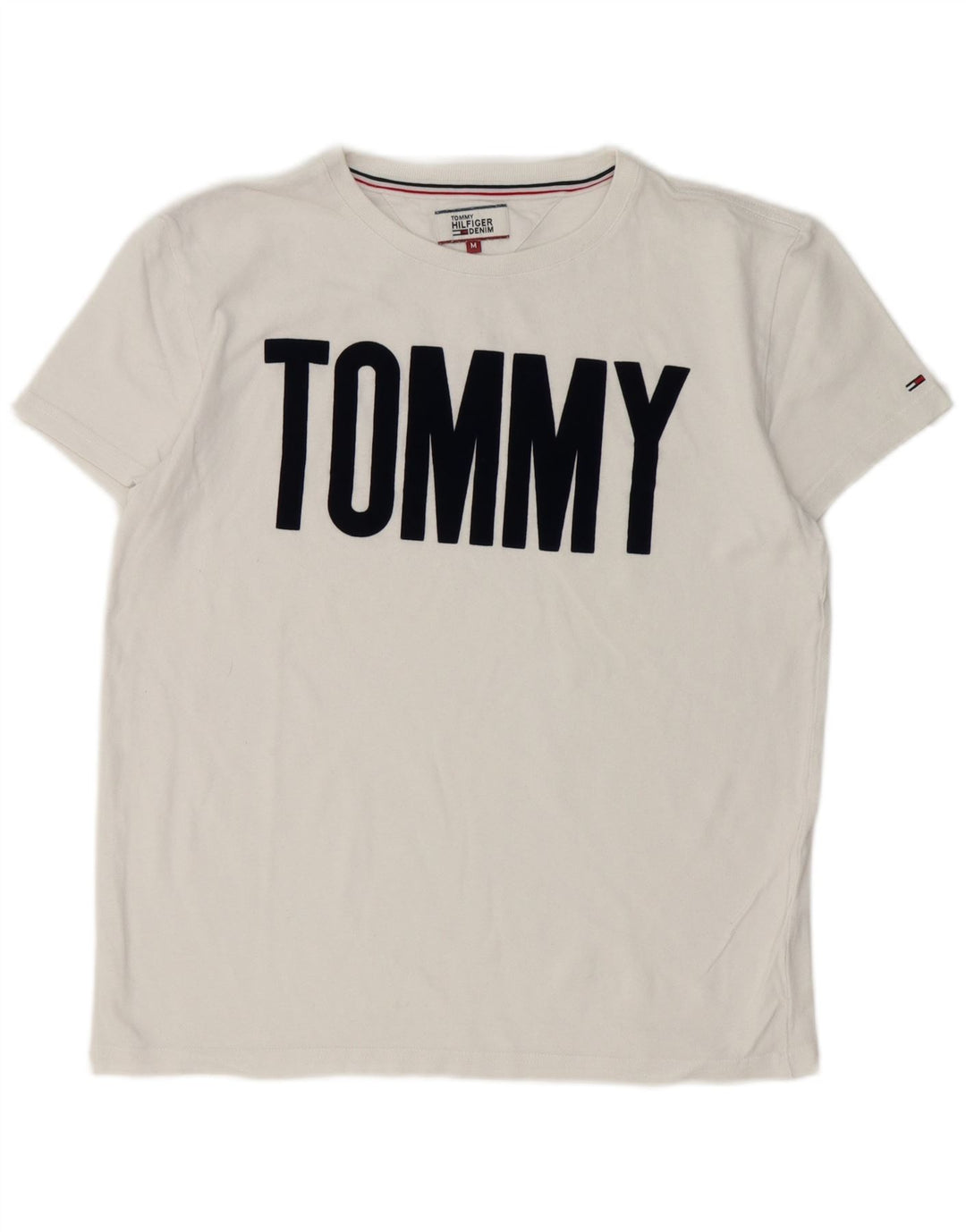 T-shirt grafica da uomo Tommy Hilfiger Top bianco medio