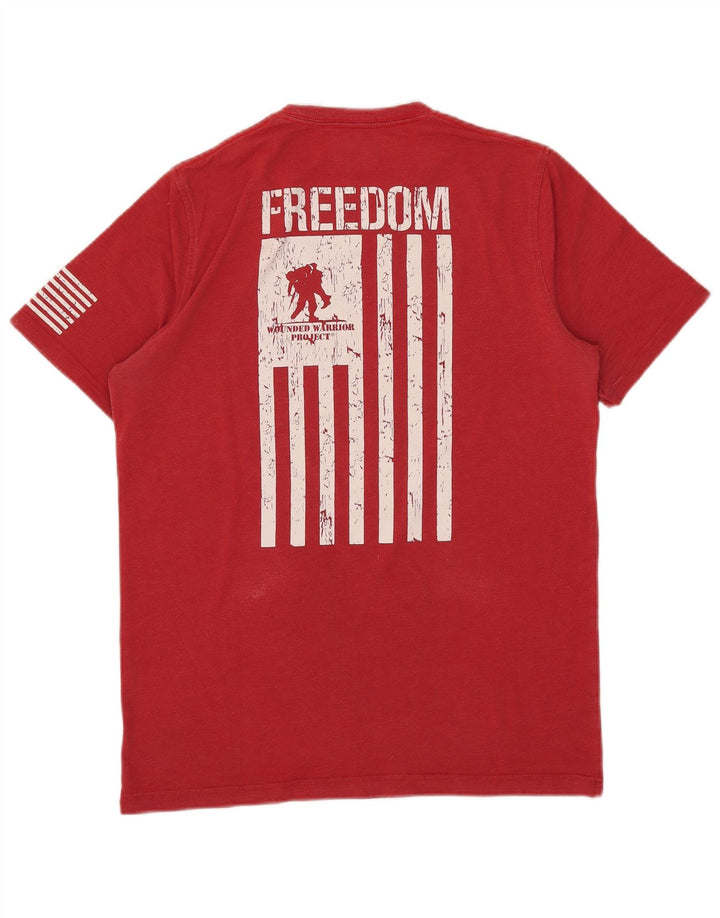 T-shirt grafica da uomo vestibilità ampia Under Armour piccola rossa
