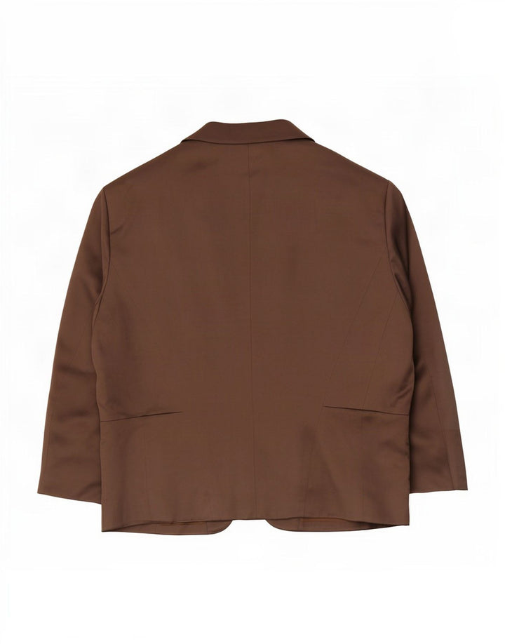 Giacca blazer da donna con maniche a 3/4 Fenn Wright Manson UK 14 grande marrone