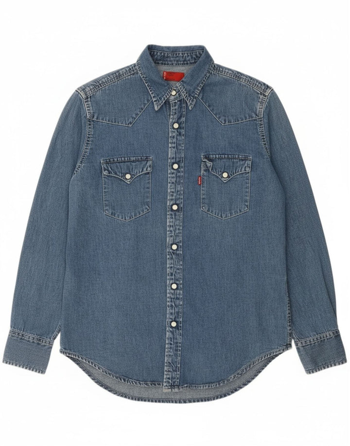 Camicia di jeans da uomo Levi's piccola in cotone blu