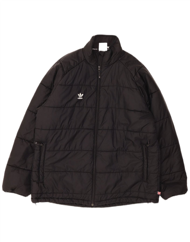 Giacca imbottita da uomo ADIDAS UK 42 XL nylon nero
