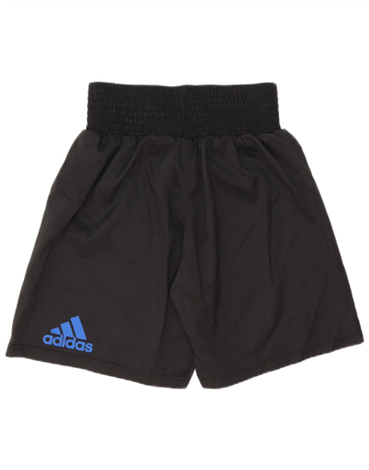 Pantaloncini sportivi da boxe da uomo Adidas piccoli sportivi in poliestere nero