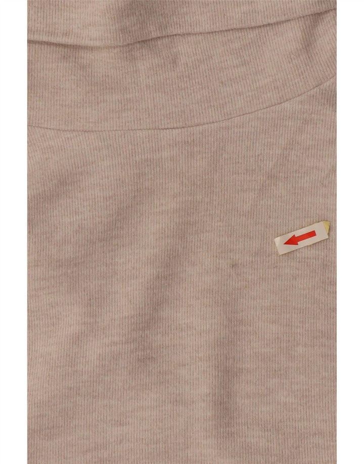 Top Zara da donna senza maniche con collo alto, taglia UK 10, piccola, bianca