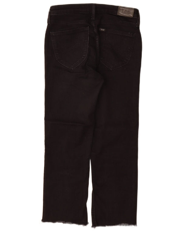 Jeans dritti Marion da donna Lee W27 L25 cotone nero