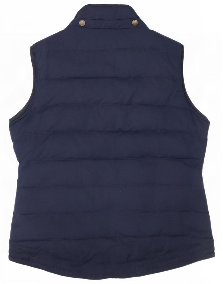 Gilet imbottito da donna Fat Face UK 14 grande poliestere blu navy