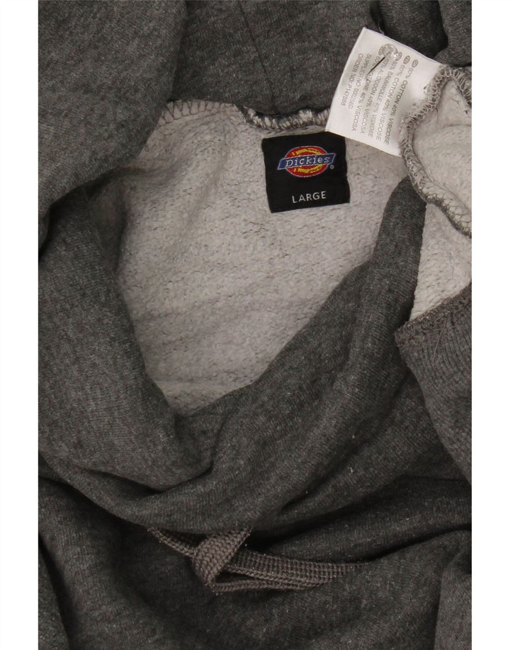 Dickies Felpa da donna Maglione UK 16 Large Grigio Cotone