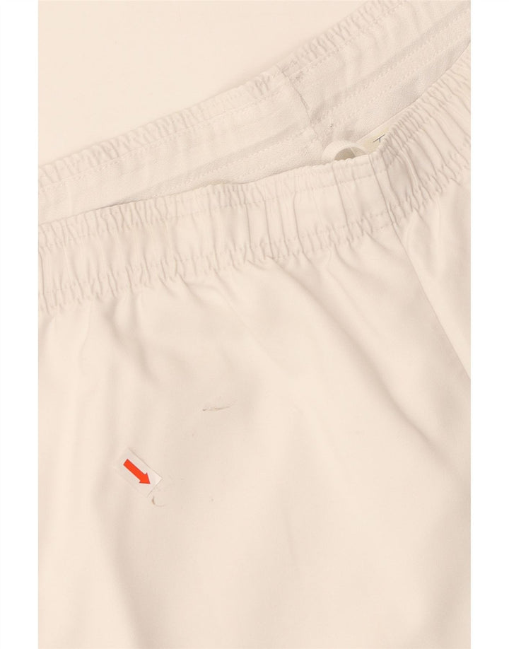 UMBRO Pantaloncini sportivi da uomo Inghilterra grandi poliestere bianco
