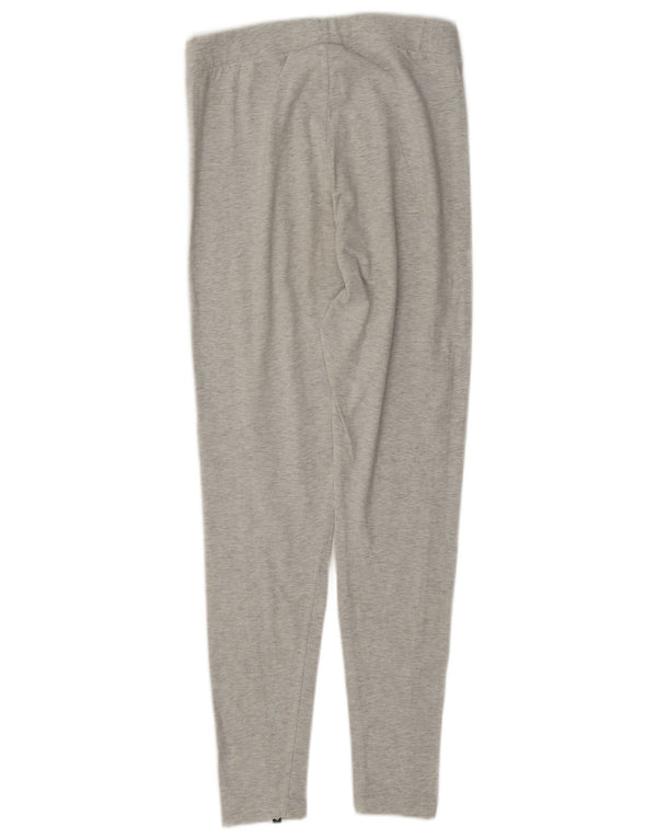 Leggings grafici da donna Adidas UK 12 Cotone color block grigio medio
