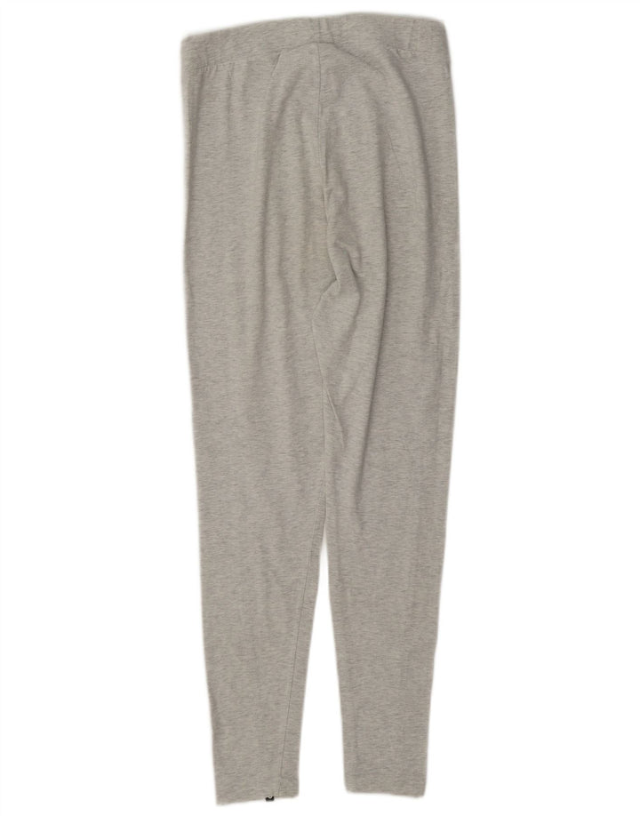 Leggings grafici da donna Adidas UK 12 Cotone color block grigio medio