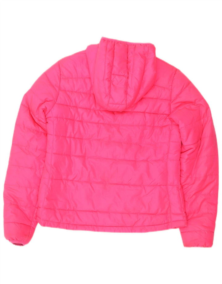 Giubbotto Imbottito Con Cappuccio Bambina Diadora 13-14 Anni Poliestere Rosa