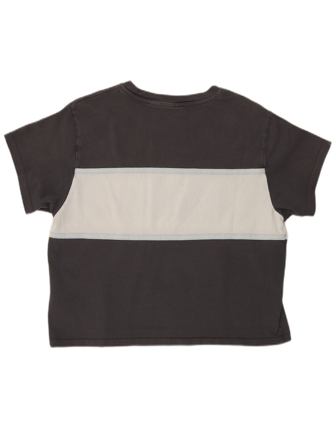 Levi's T-shirt grafica oversize da donna Top UK 10 Small Grigio Colourblock