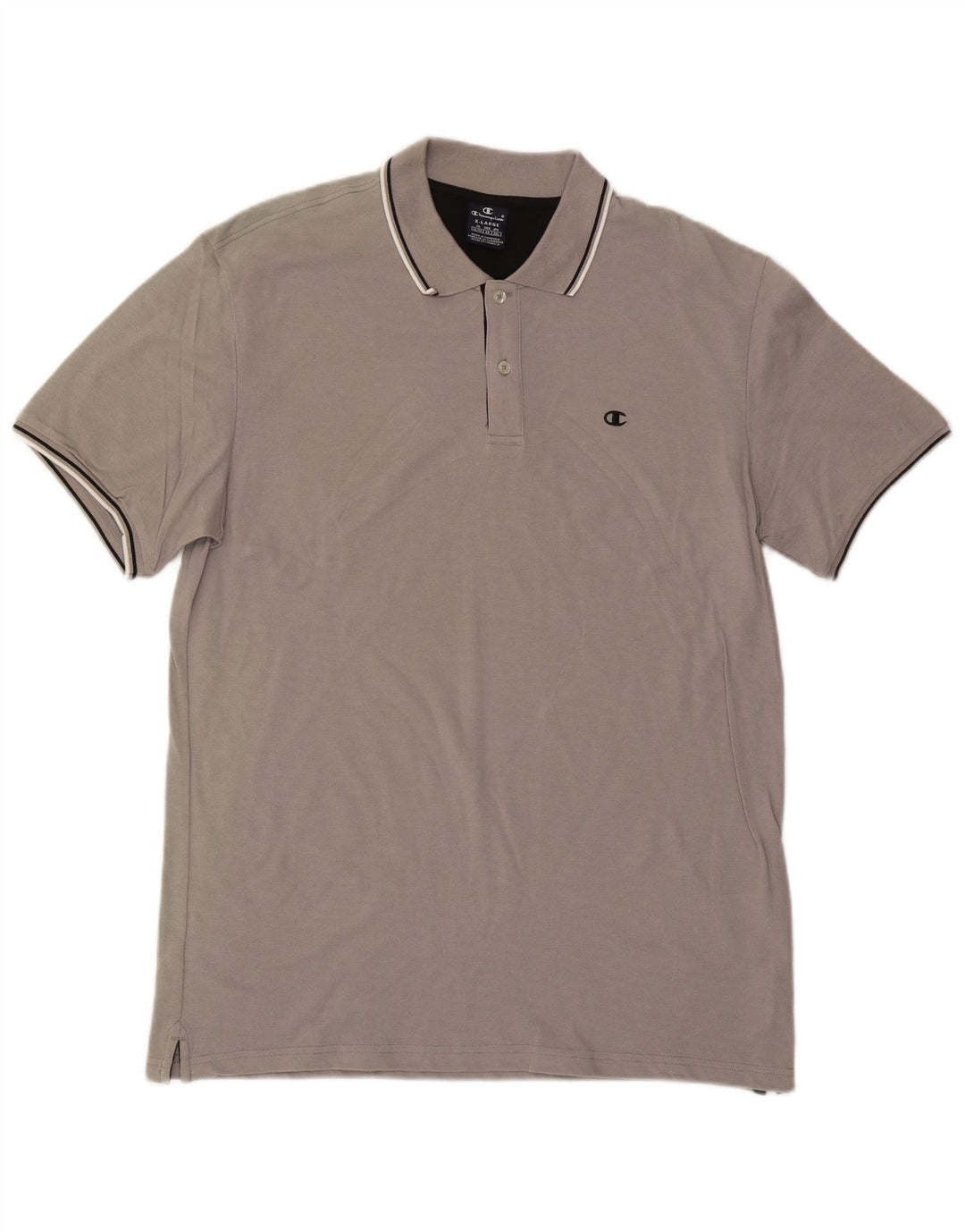 Polo da uomo CHAMPION XL in cotone grigio