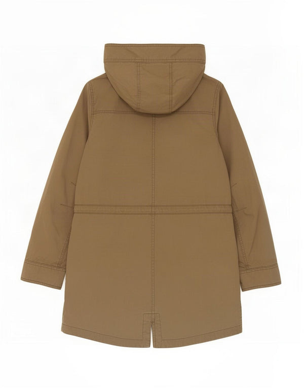 Giacca Parka con cappuccio da donna Roxy UK 14 cotone kaki medio