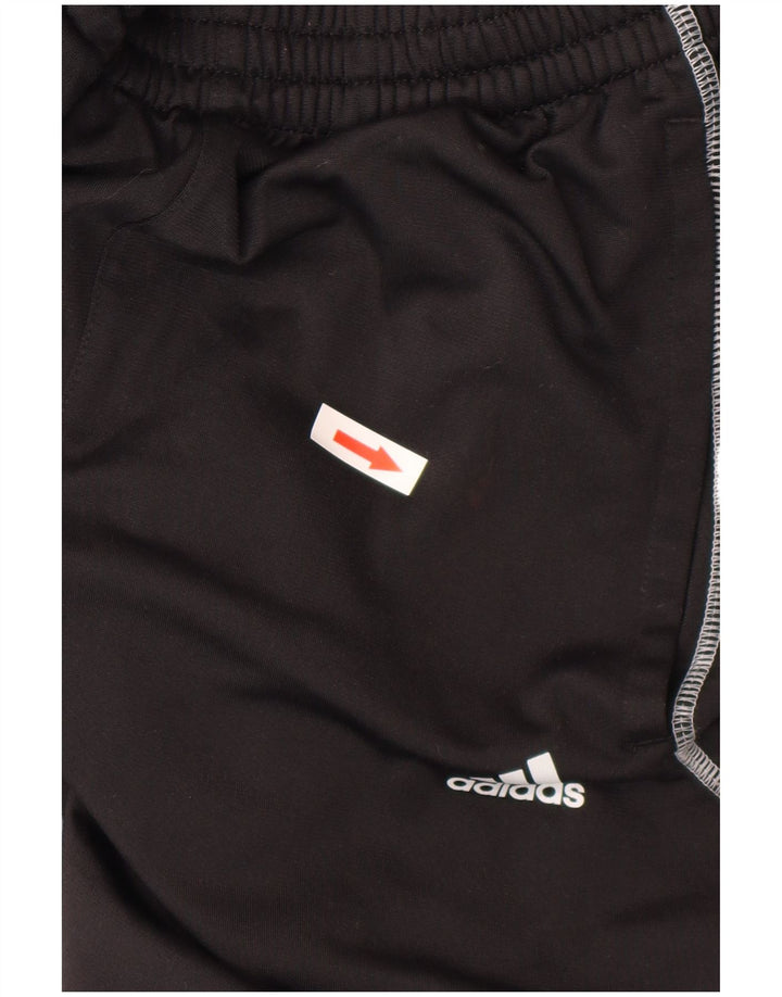 Pantaloni della tuta Adidas Climalite da ragazzo 13-14 anni in poliestere nero