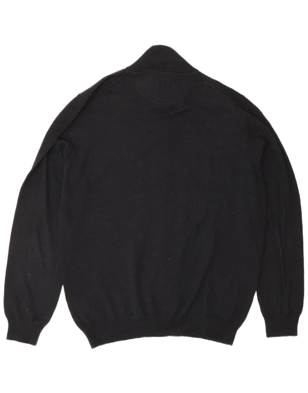 Maglione Cardigan Uomo TRUSSARDI JEANS 3XL Lana Nera