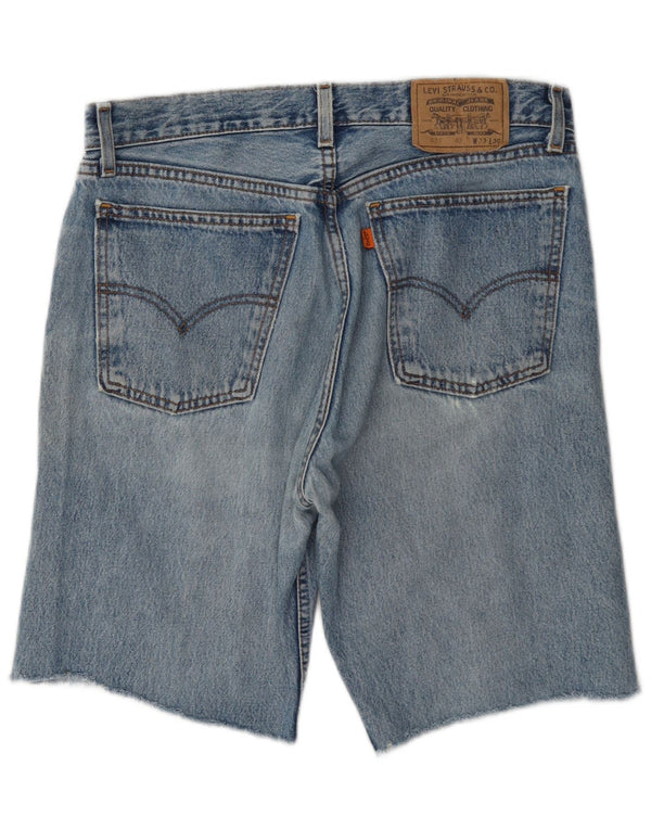Pantaloncini di jeans Levi's 515 da uomo W33 in cotone blu medio