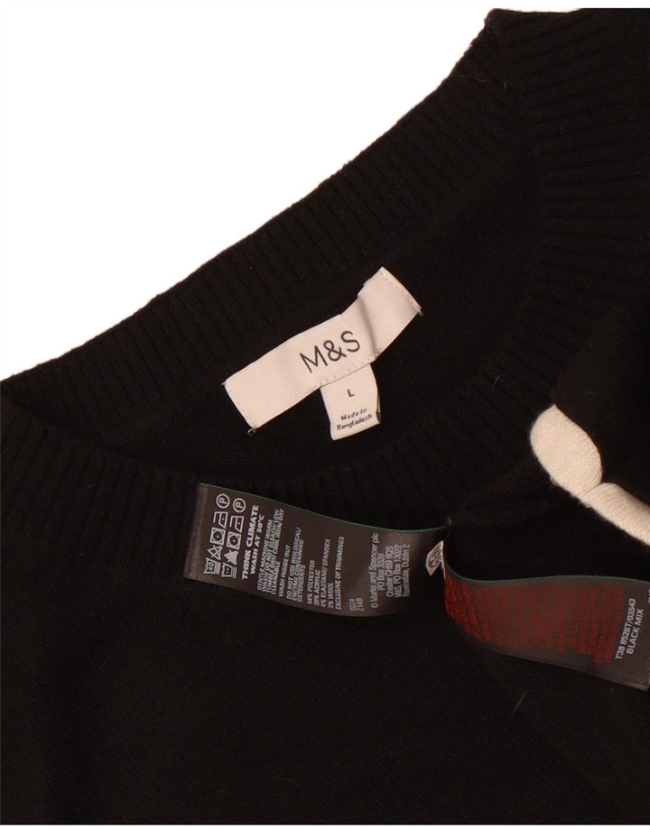 Canottiera da uomo Marks & Spencer grande nera in poliestere