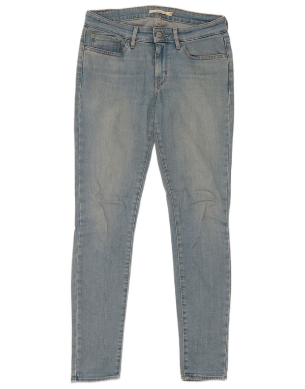 Jeans skinny Levi's 711 da donna W27 L28 cotone blu