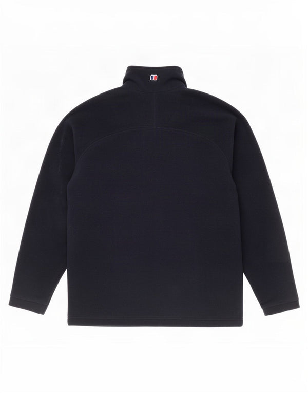 Giacca in pile foderata da uomo Berghaus UK 40 grande poliestere blu navy